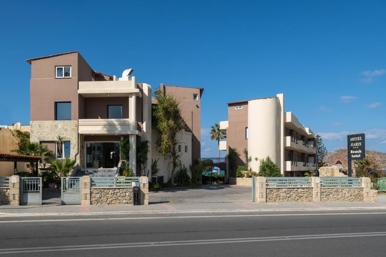 Hotel Haris On The Beach Agia Marina  Bagian luar foto