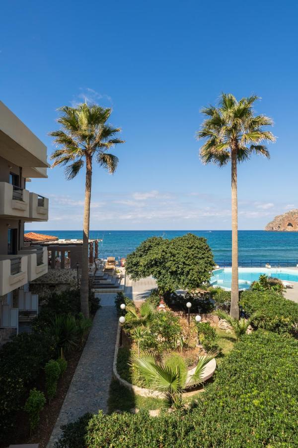 Hotel Haris On The Beach Agia Marina  Bagian luar foto