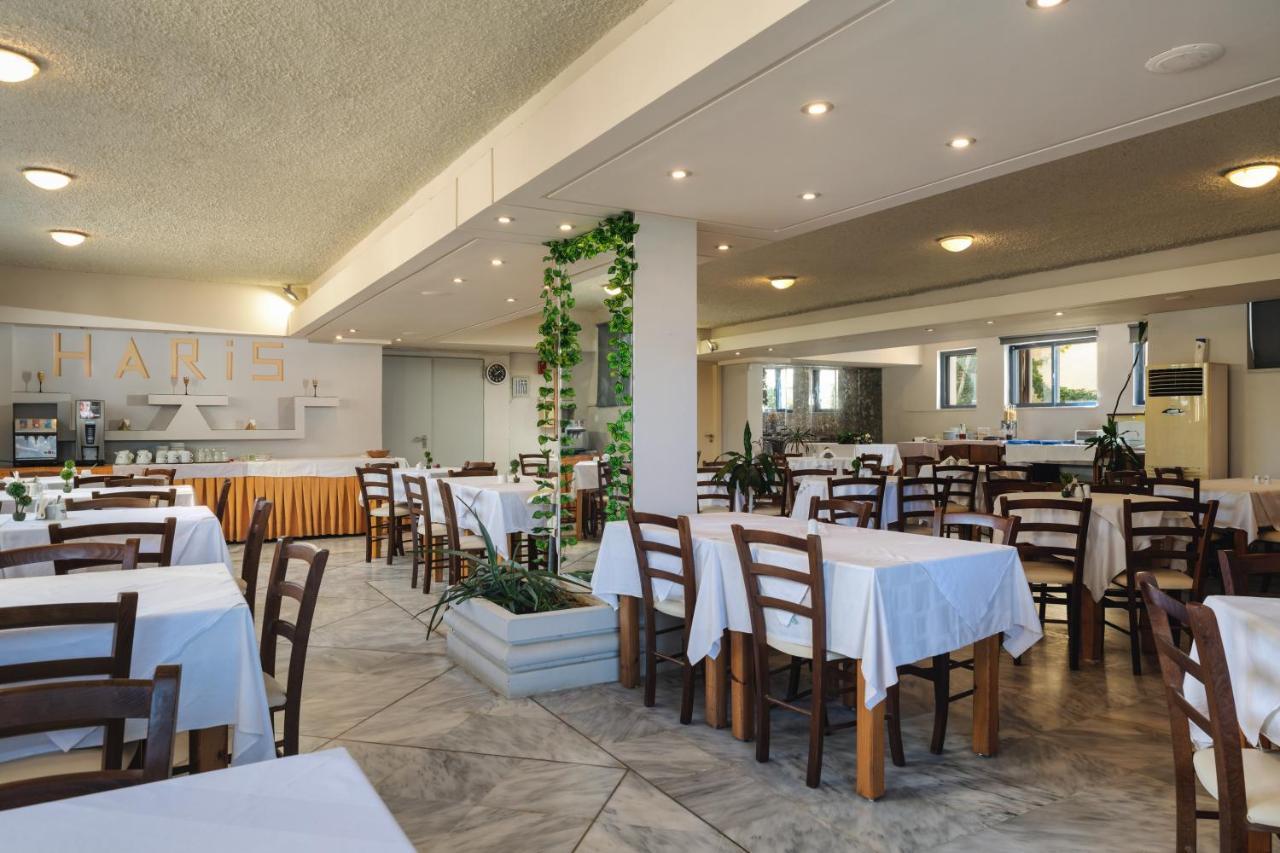 Hotel Haris On The Beach Agia Marina  Bagian luar foto