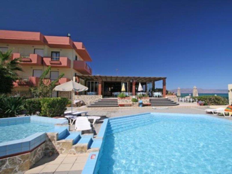Hotel Haris On The Beach Agia Marina  Bagian luar foto